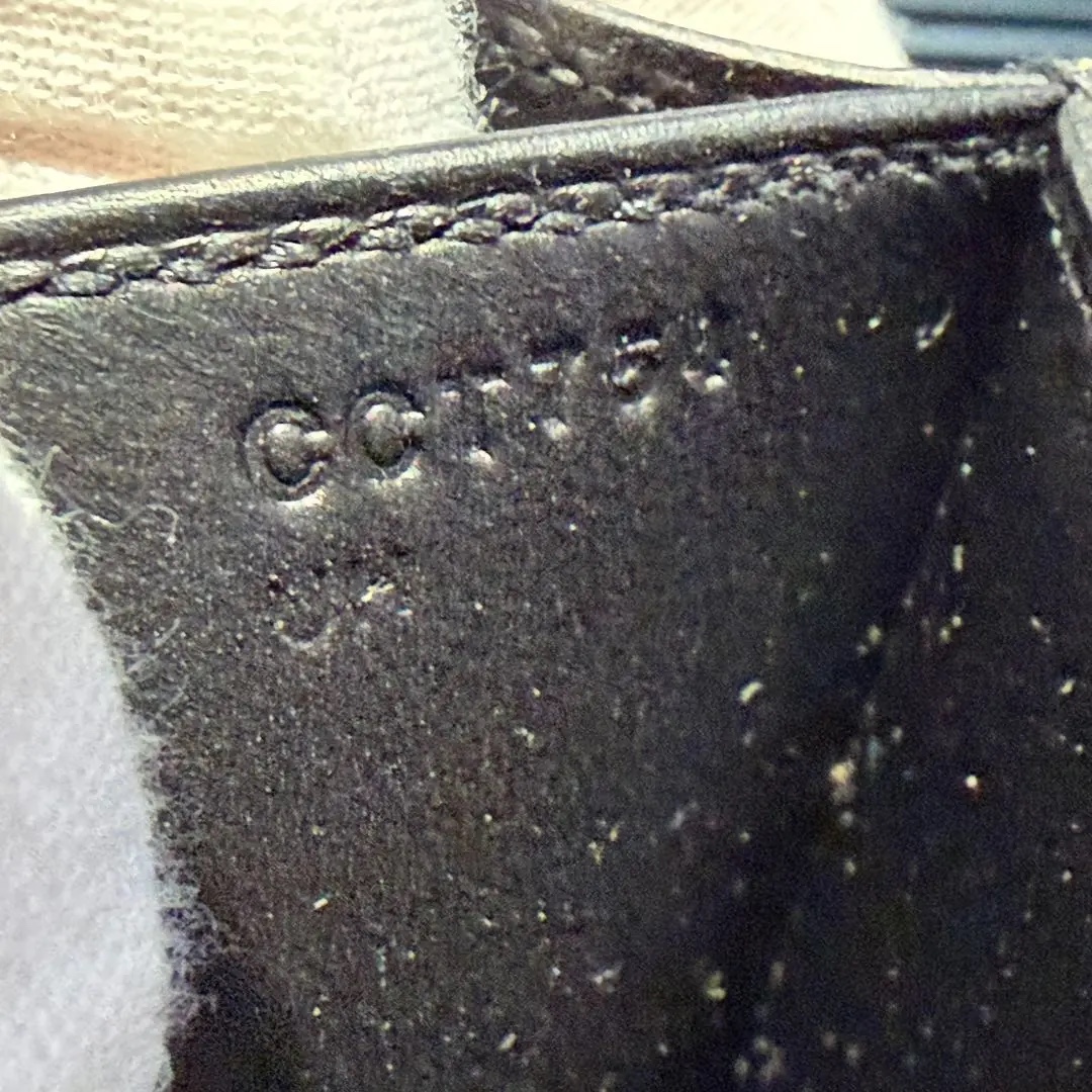 【#775】Pre-owned Hermes Constance 24 Black Gold  Epsom Leather C（2018） Color Cold 89 BJ1101805036