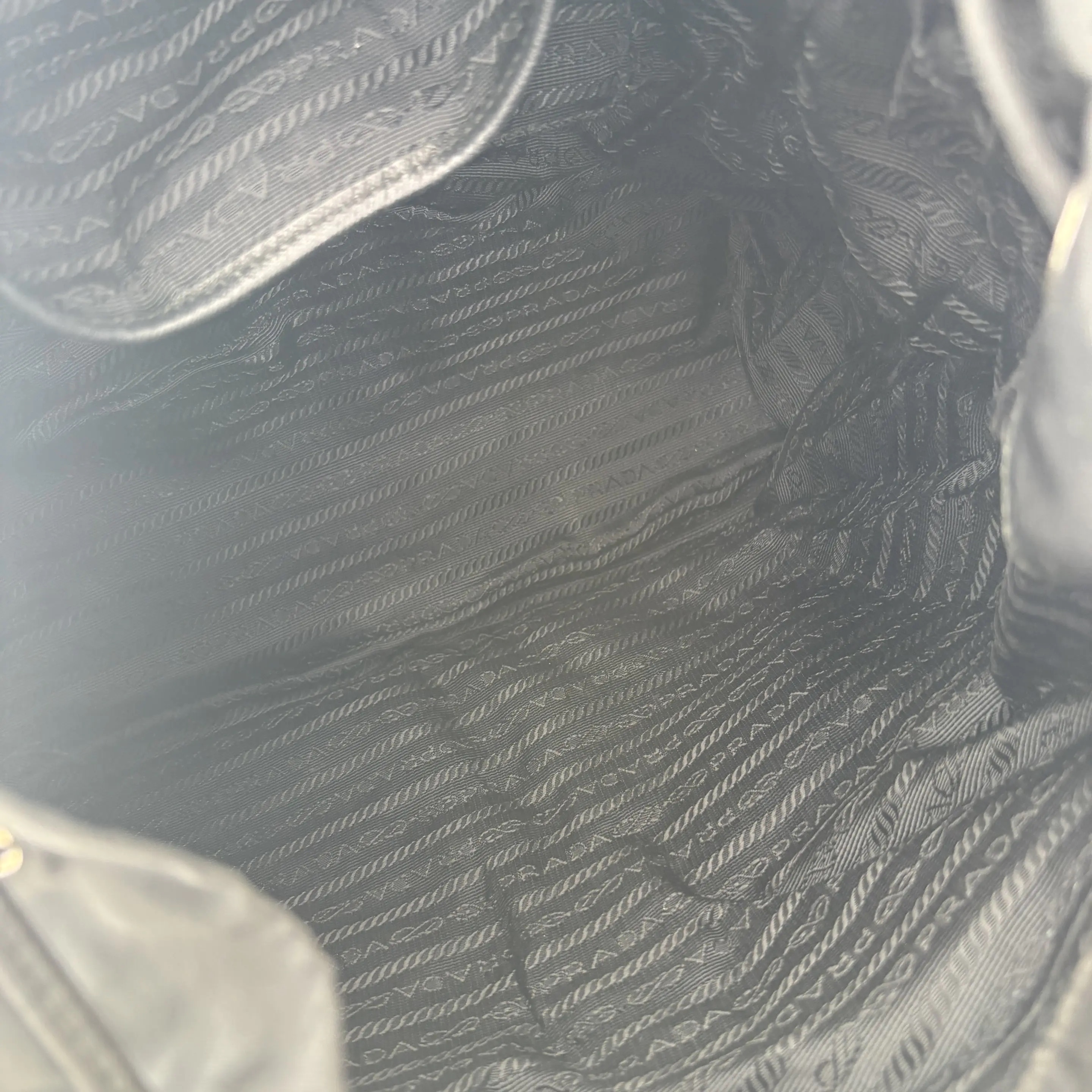 [#688]Pre owned Prada Nylon Backpack Small BJ110&04030