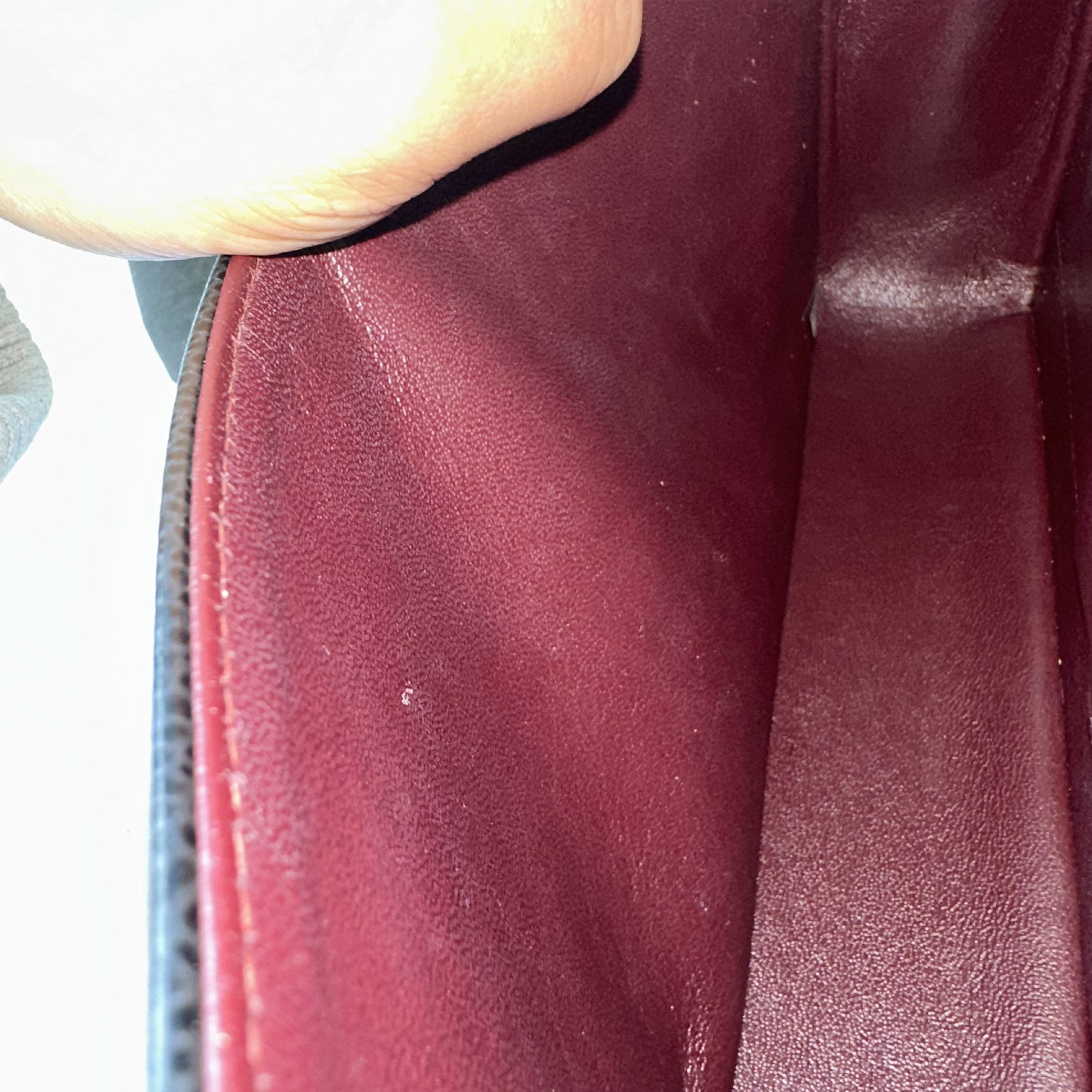 【#780】Pre-owned Chanel Classic Flap Double Flap Caviar Calfskin Black Gold Shoulder Full Set Bag BJ1102105040