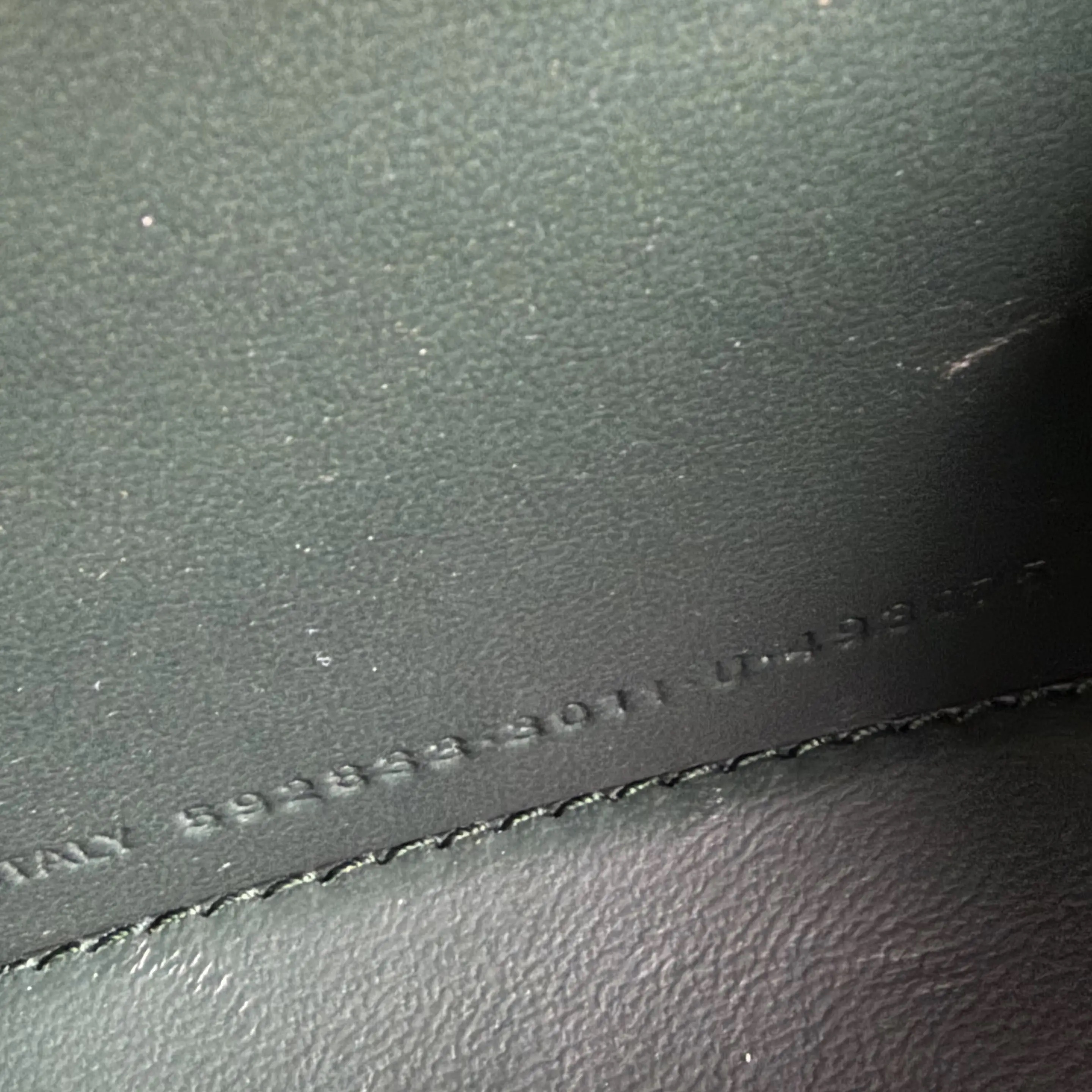 [#607]Pre owned Balenciaga Hourglass Green Calfskin XS Golden Hardware BJ110&04053