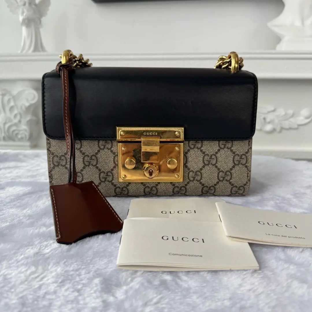 [#717]Pre owned Gucci Padlock Small size BJ110&04035