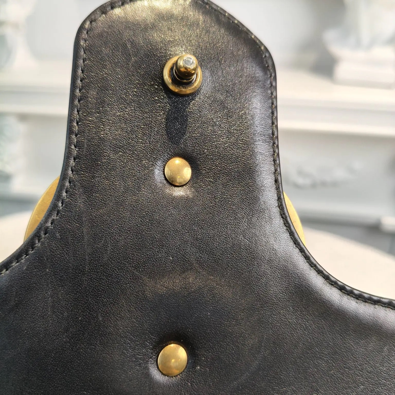 [#708]Pre owned Gucci Marmont 31 Calfskin Shoulder bag  BJ110&04055