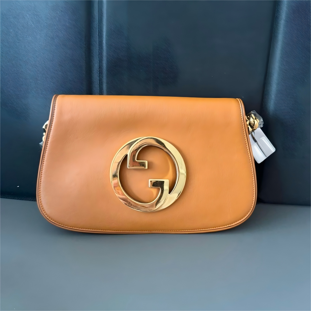 【#475】Pre-owned GUCCl Blondie Calfskin Shoulder Bag BJ1102304050