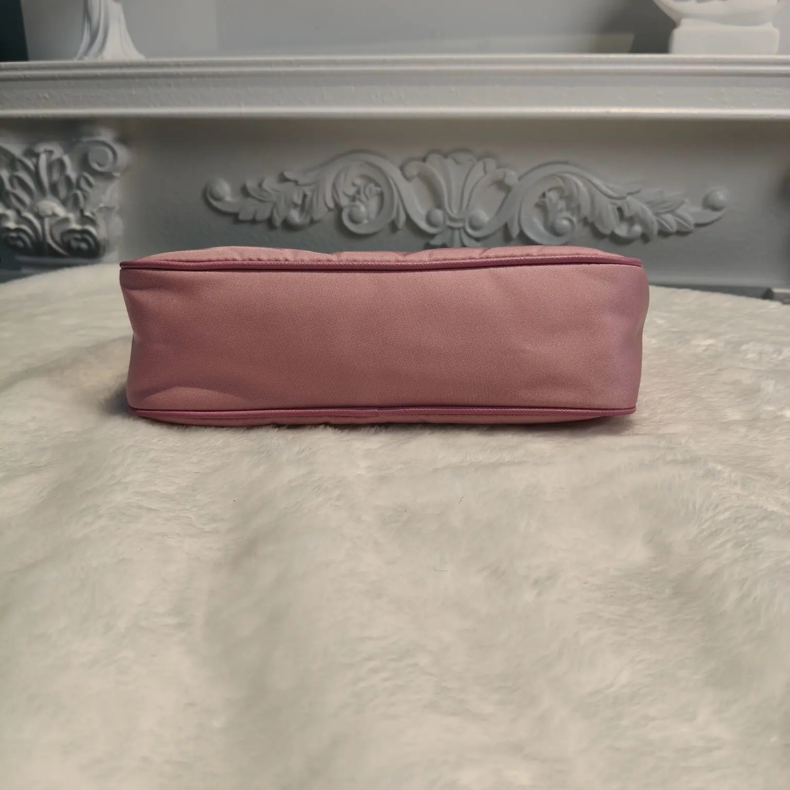 [#707]Pre owned Prada Hobo Nylon mini Crossbody bag BJ110&04055