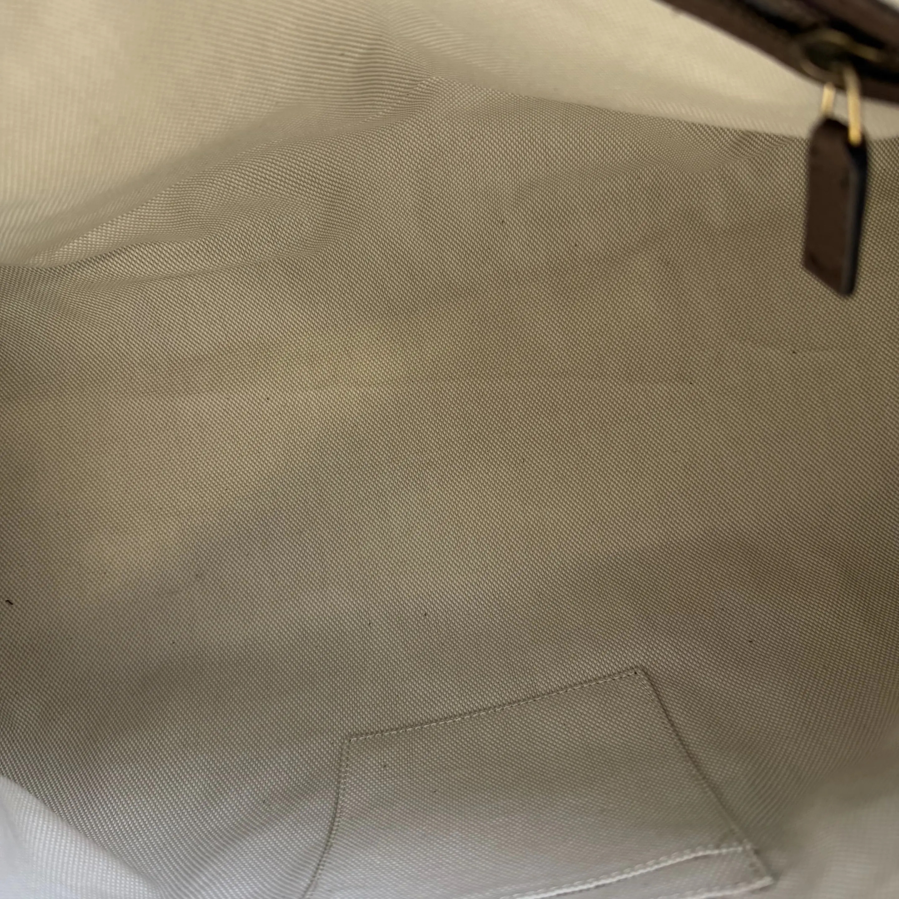 [#613]Pre owned Gucci Savoy Large Duffle Calfskin Convas BJ1101504060