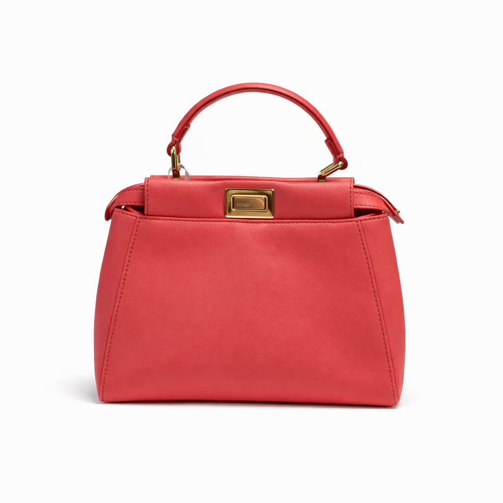 【#602】Pre-owned Fendi Peekaboo Iconic Mini size Lambskin Shoulder bag BJ1109904030