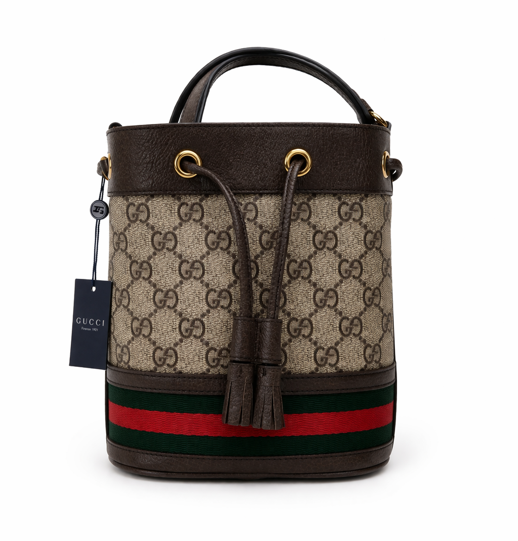 【#749】Pre-owend Gucci Ophidia Monogram Calfskin Mini Shoulder Bag BJ1101904040