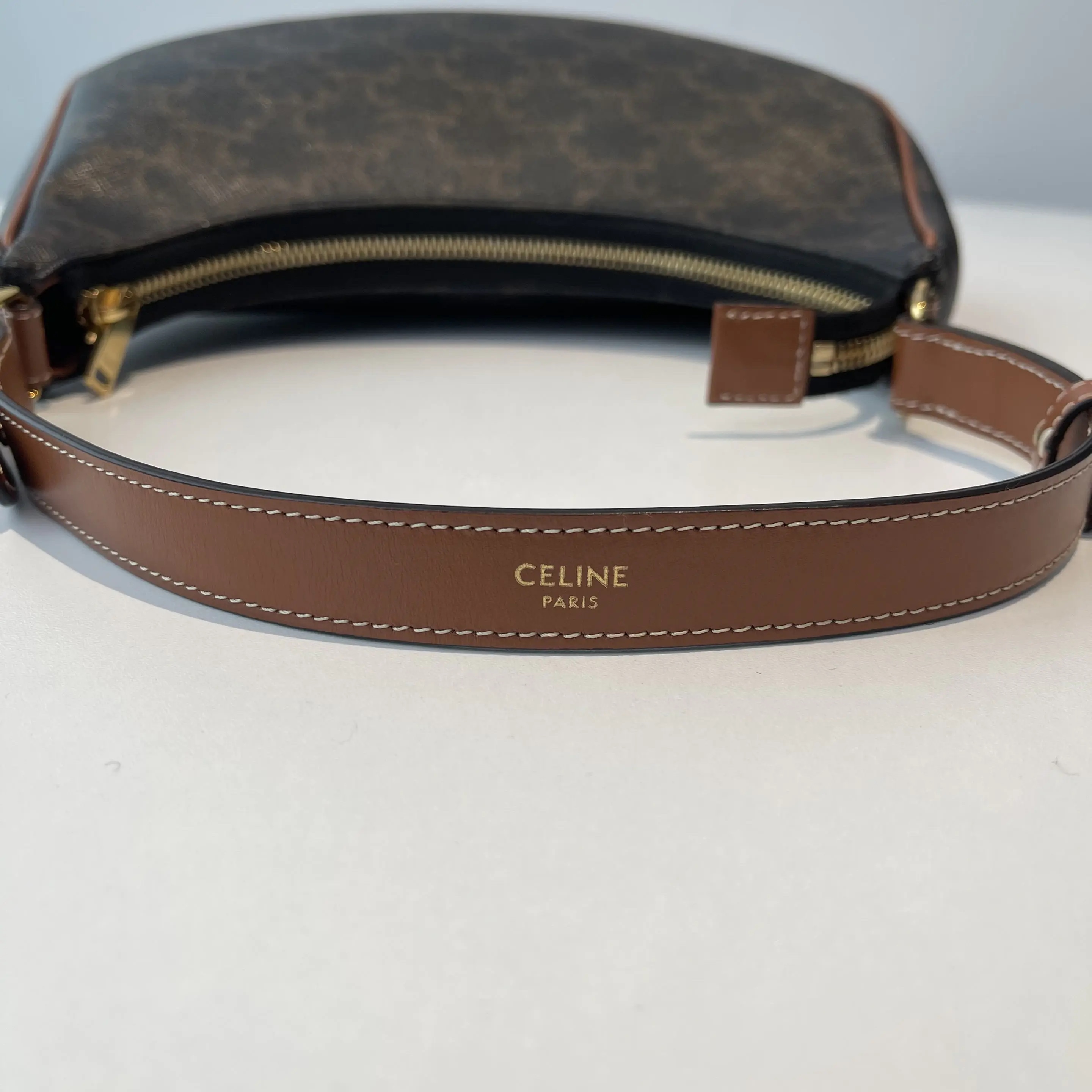 [#671]Pre owned Celine AVA monogram Calfskin BJ110&04055