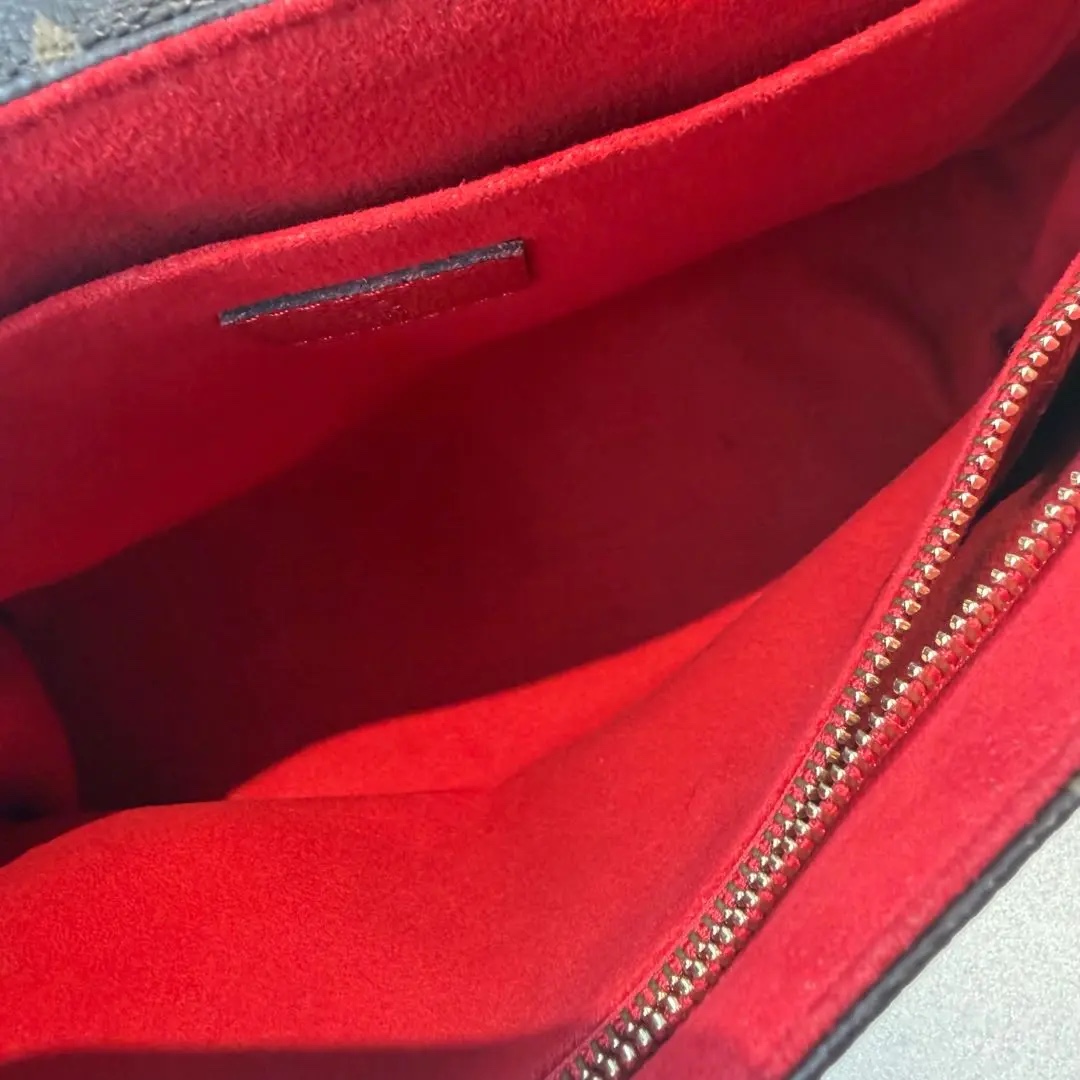 [#637]Pre owned LV Saint Placide Red Monogram BJ110&04053