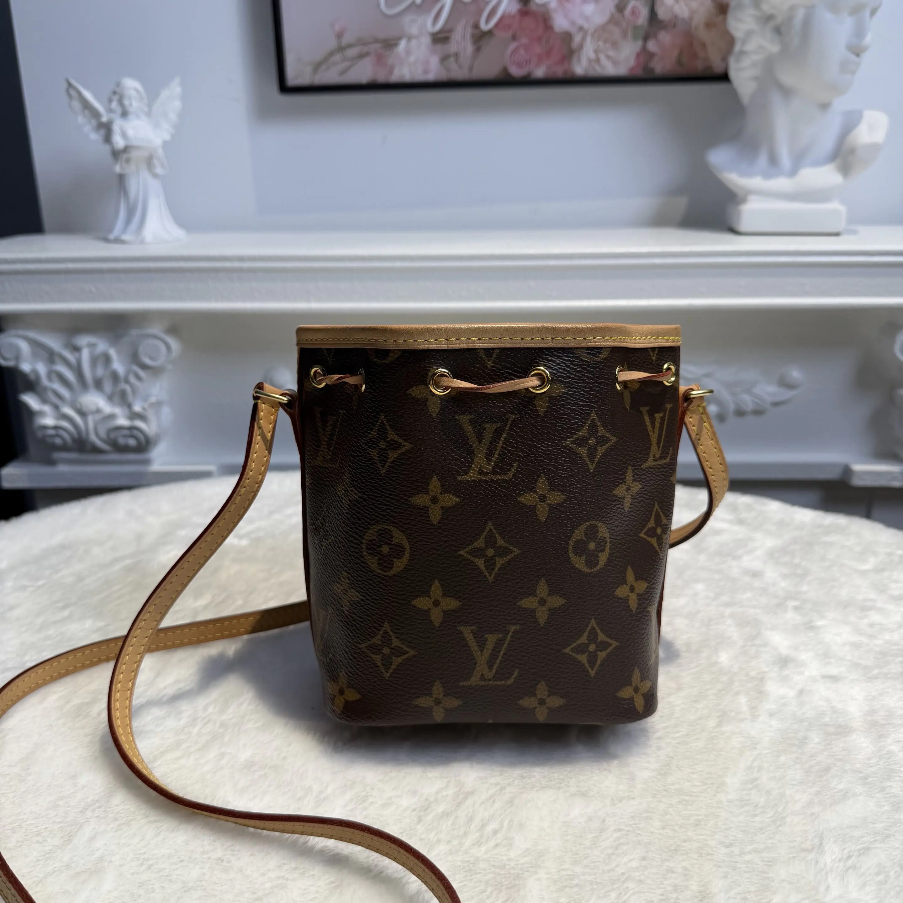 [#610]Pre owned Noe Brown Monogram canvas Nano BJ1102004066