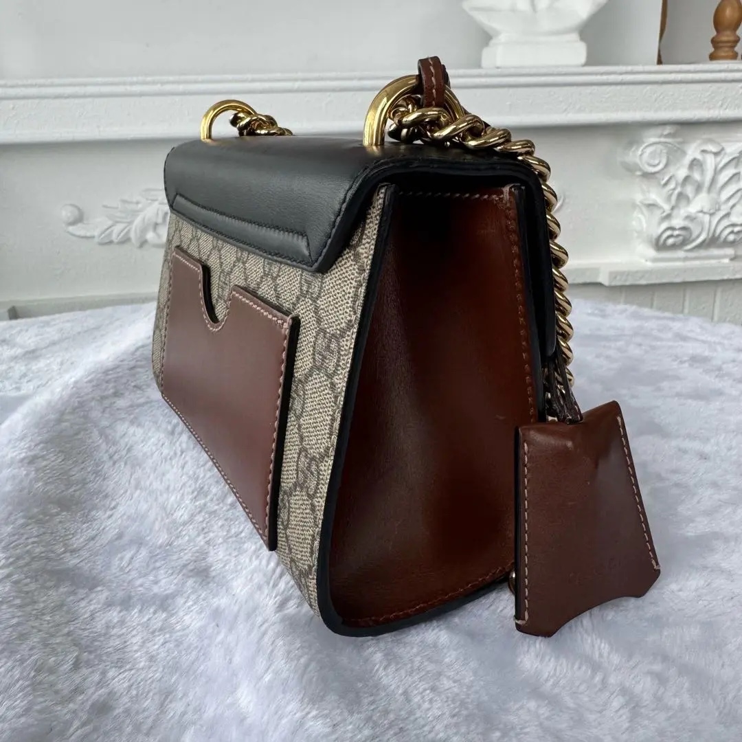 [#717]Pre owned Gucci Padlock Small size BJ110&04035