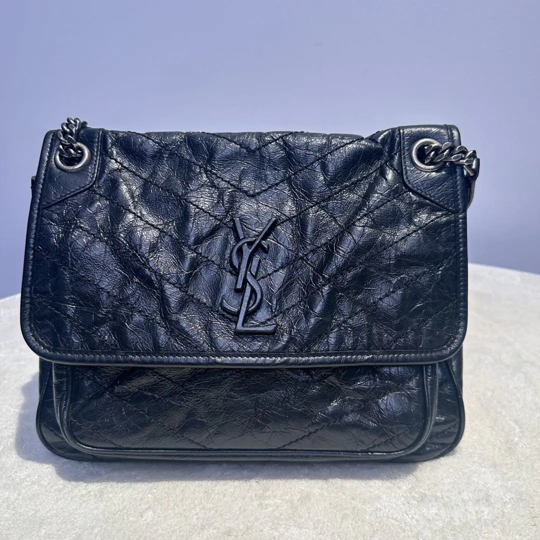 [#640]Pre owned Saint Laurent Paris Niki Medium BJ110&05012