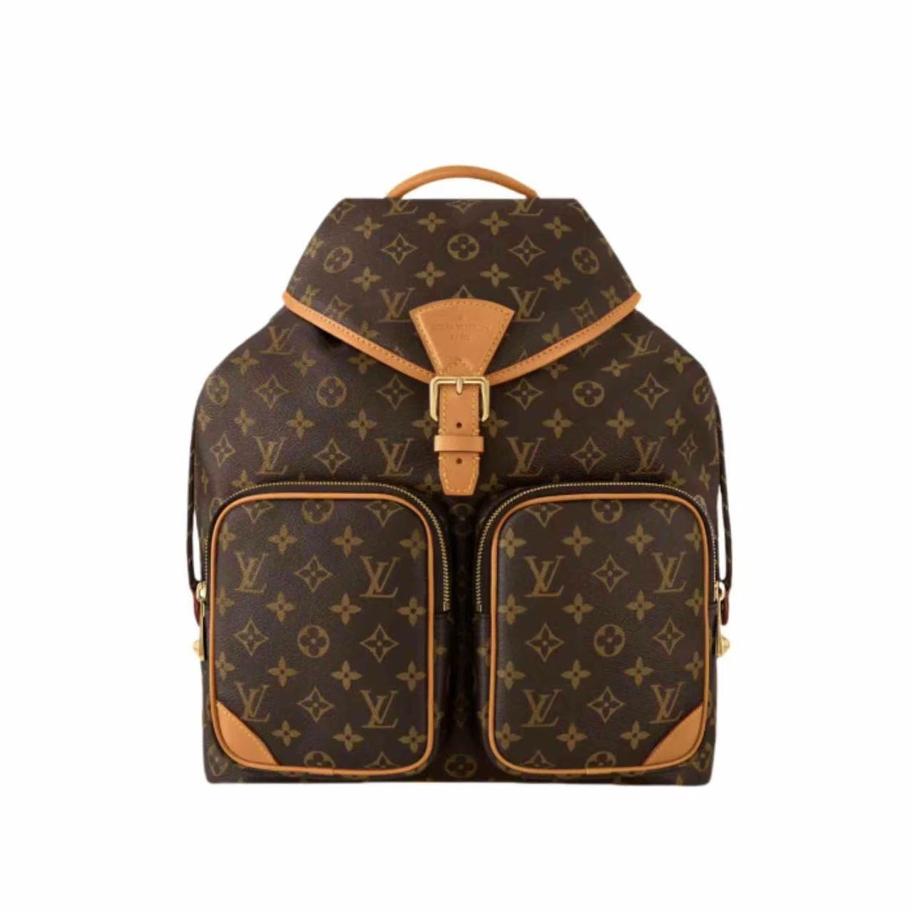 【#674】Pre-owned Louis Vuitton Montsouris Cargo Monogram Canvas Backpack BJ110MC050185