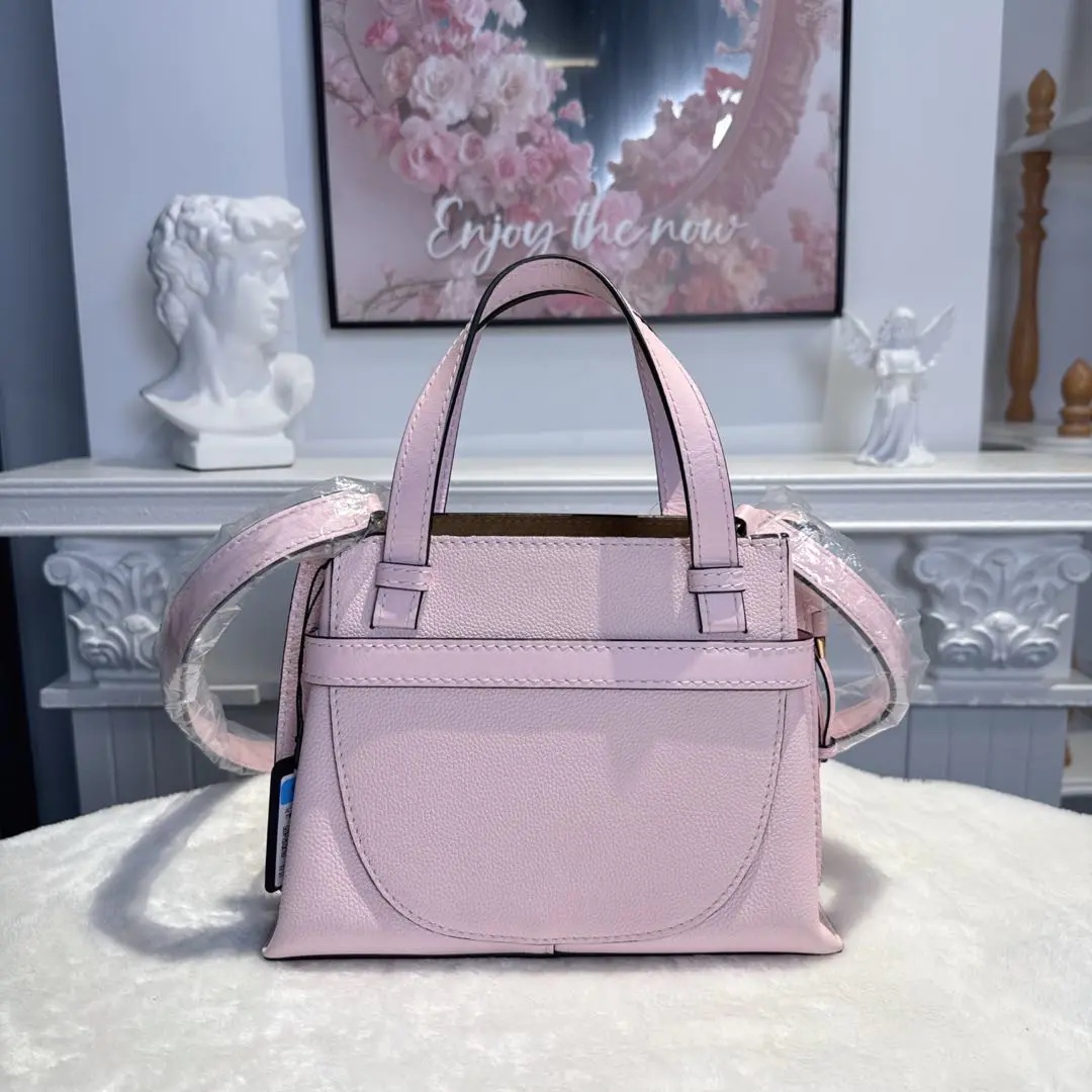 [#699]Pre owned Loewe Gate Top handle Pink Calfskin mini Crossbody bag BJ110&&04068