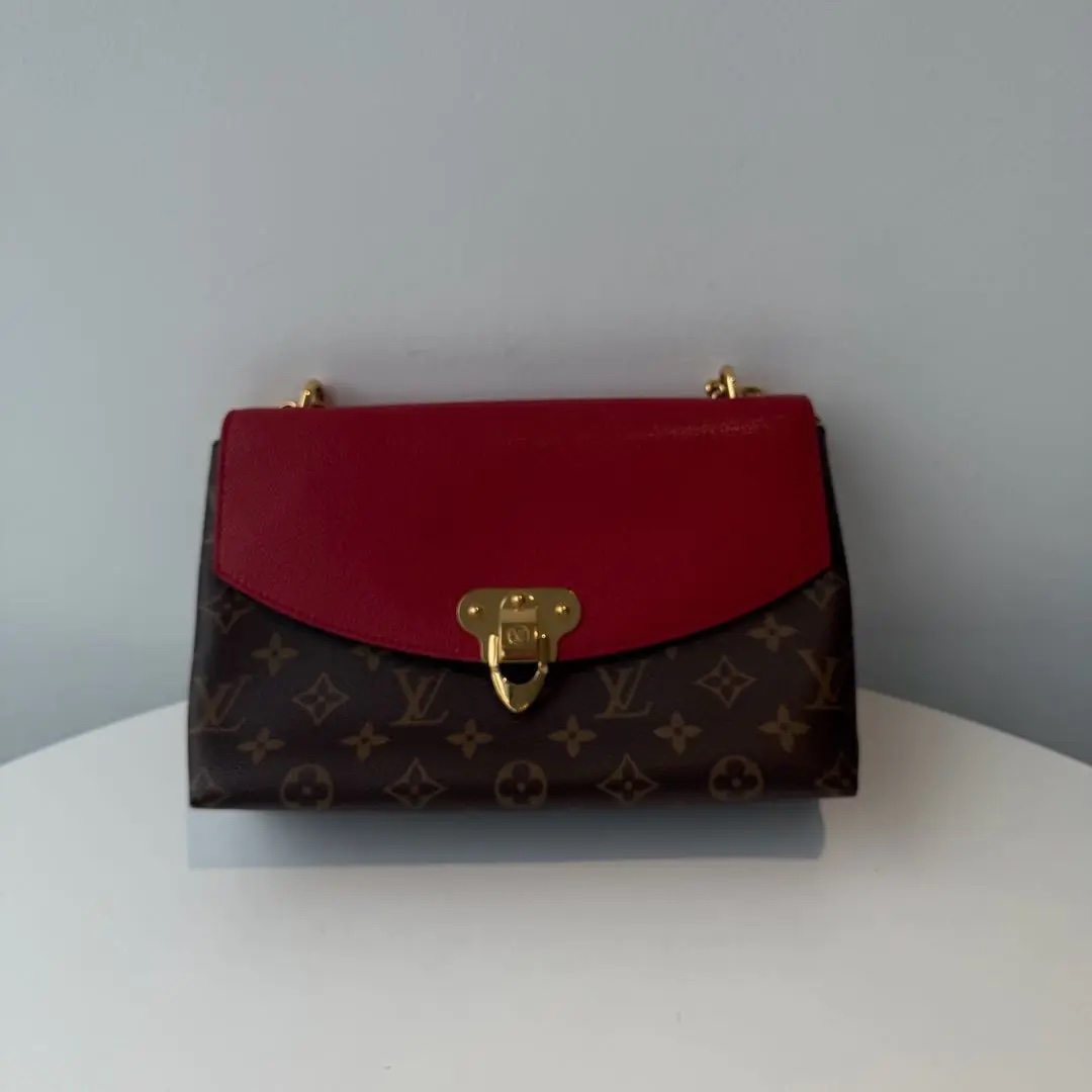 [#637]Pre owned LV Saint Placide Red Monogram BJ110&04053