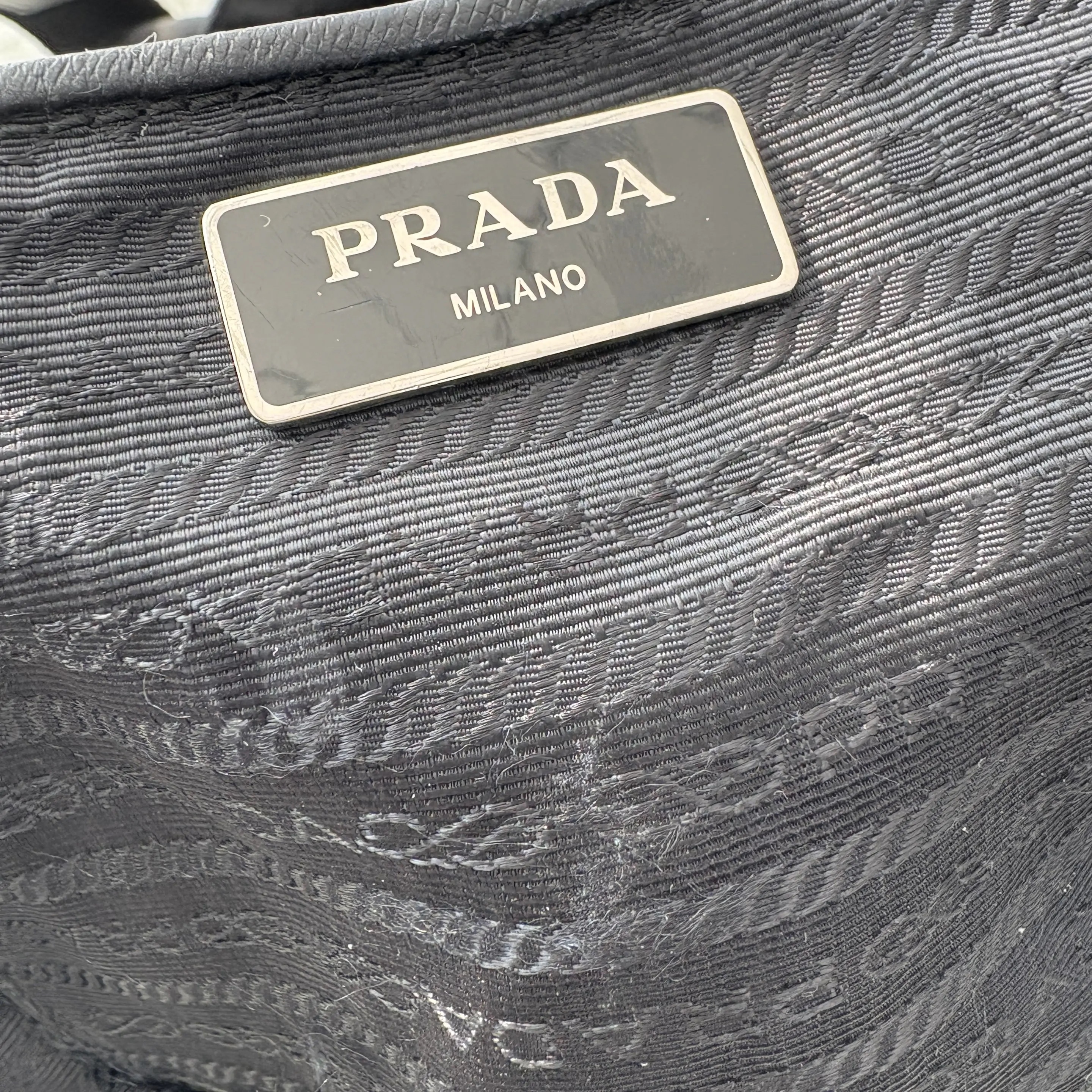 [#688]Pre owned Prada Nylon Backpack Small BJ110&04030
