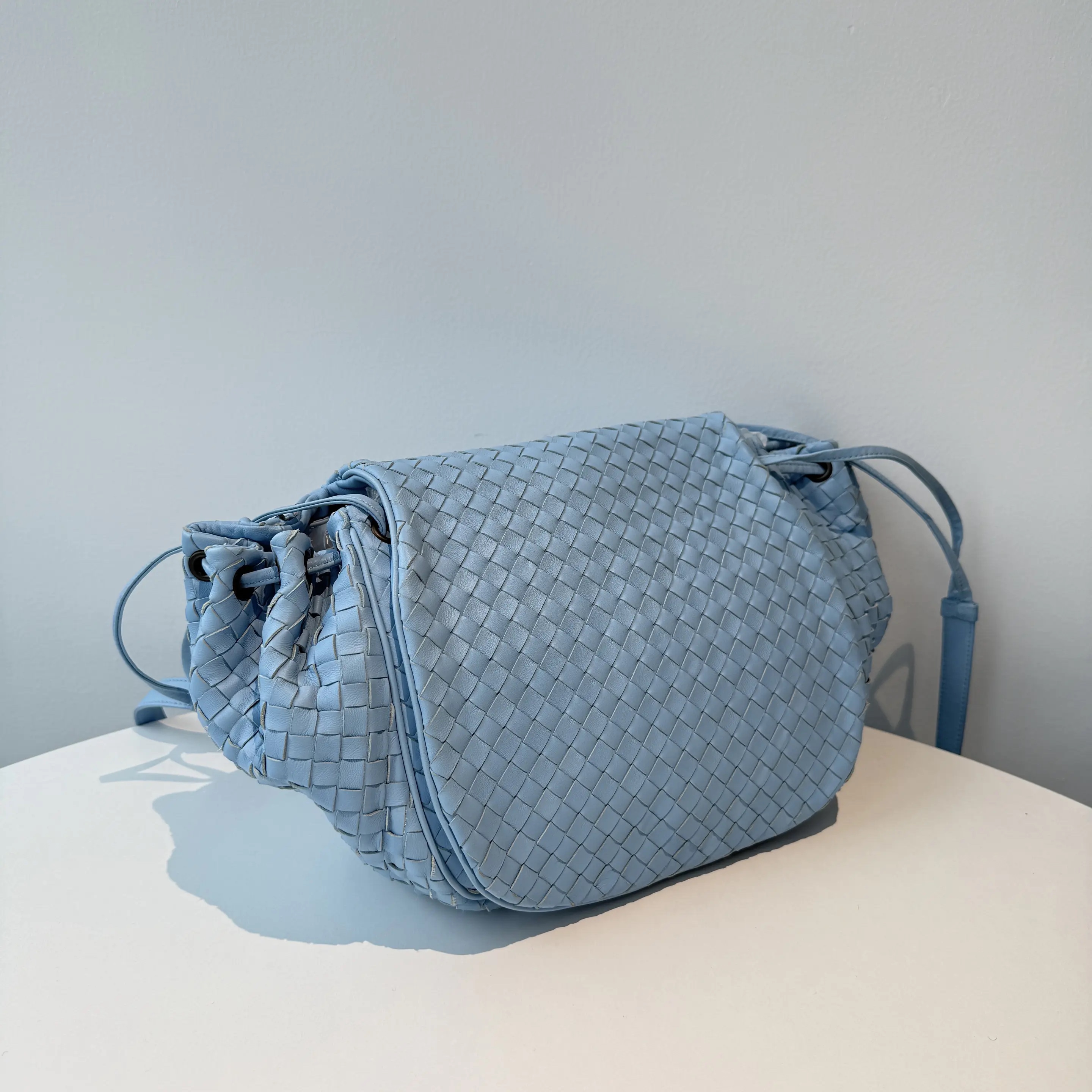 [#658]Pre owned Bottega Veneta Saddle bag BJ110&04032