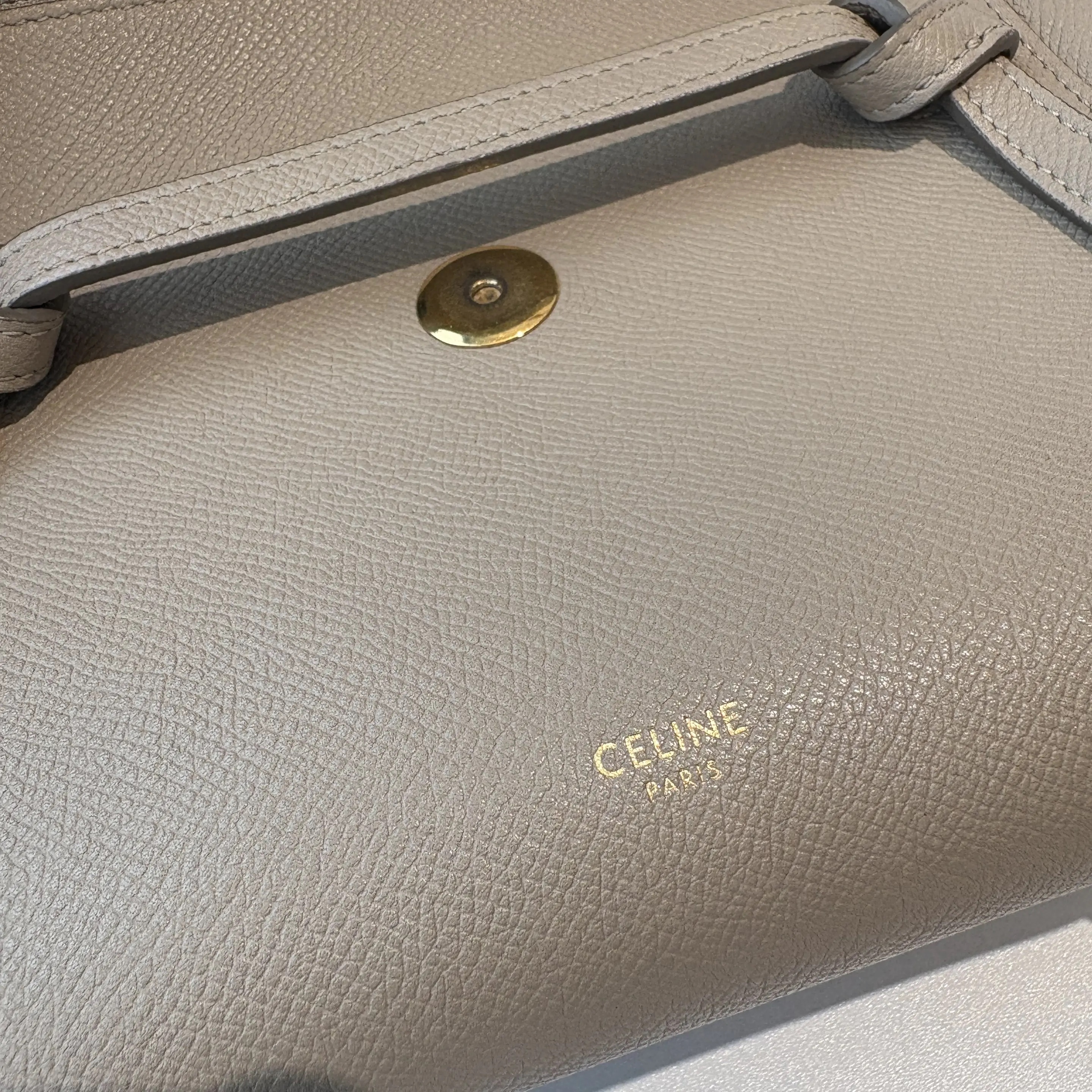 [#651]Pre owned Celine Belt Bag Nano BJ110&04045