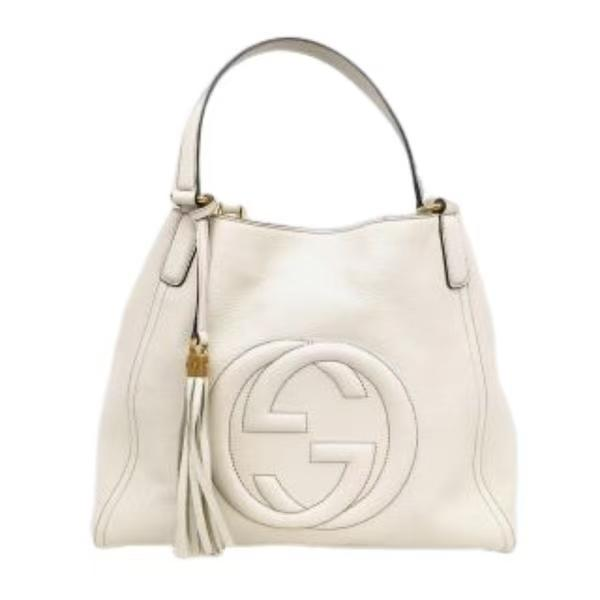【#655】Pre-owned Gucci Soho Calfskin Small Crossbody Bag BJ110&04020