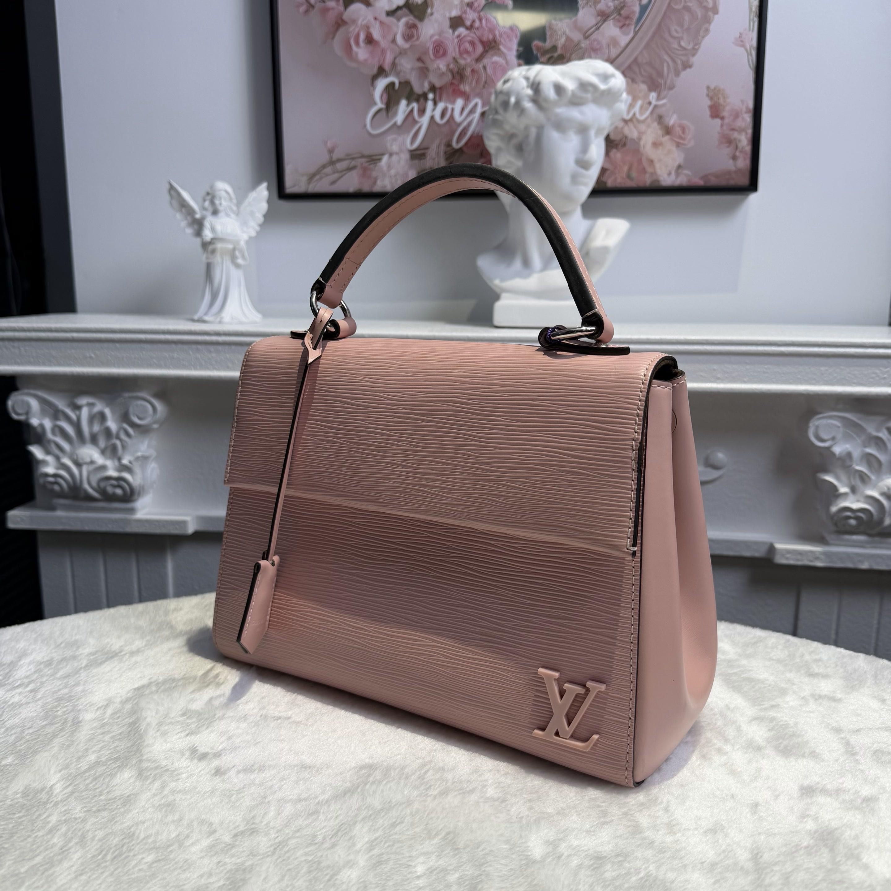 【#634】Pre-owned Louis Vuitton Cluny Pink EPI Calfskin BB Crossbody Bag BJ110MC04055
