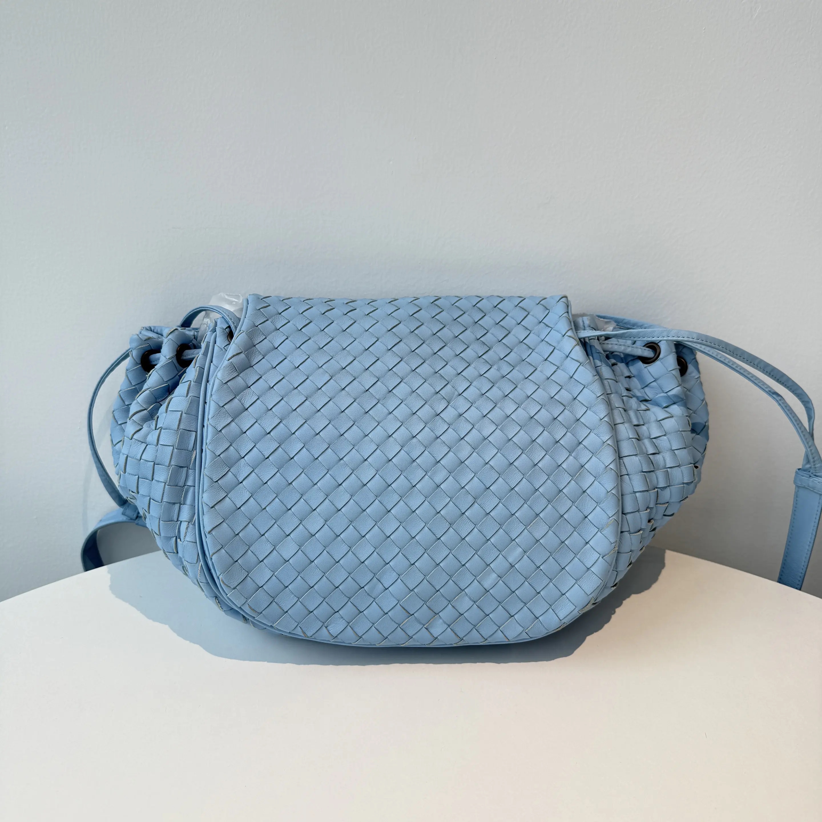 [#658]Pre owned Bottega Veneta Saddle bag BJ110&04032