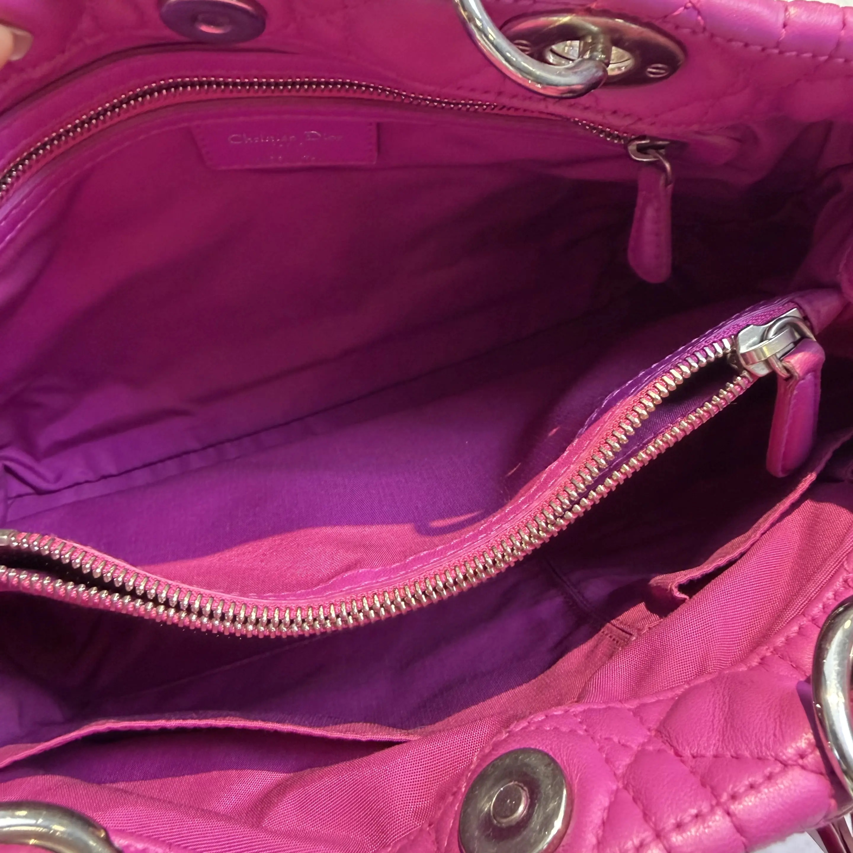 [#612]Pre owned Dior Soft Lambskin Small Golden Hardware BJ11024043