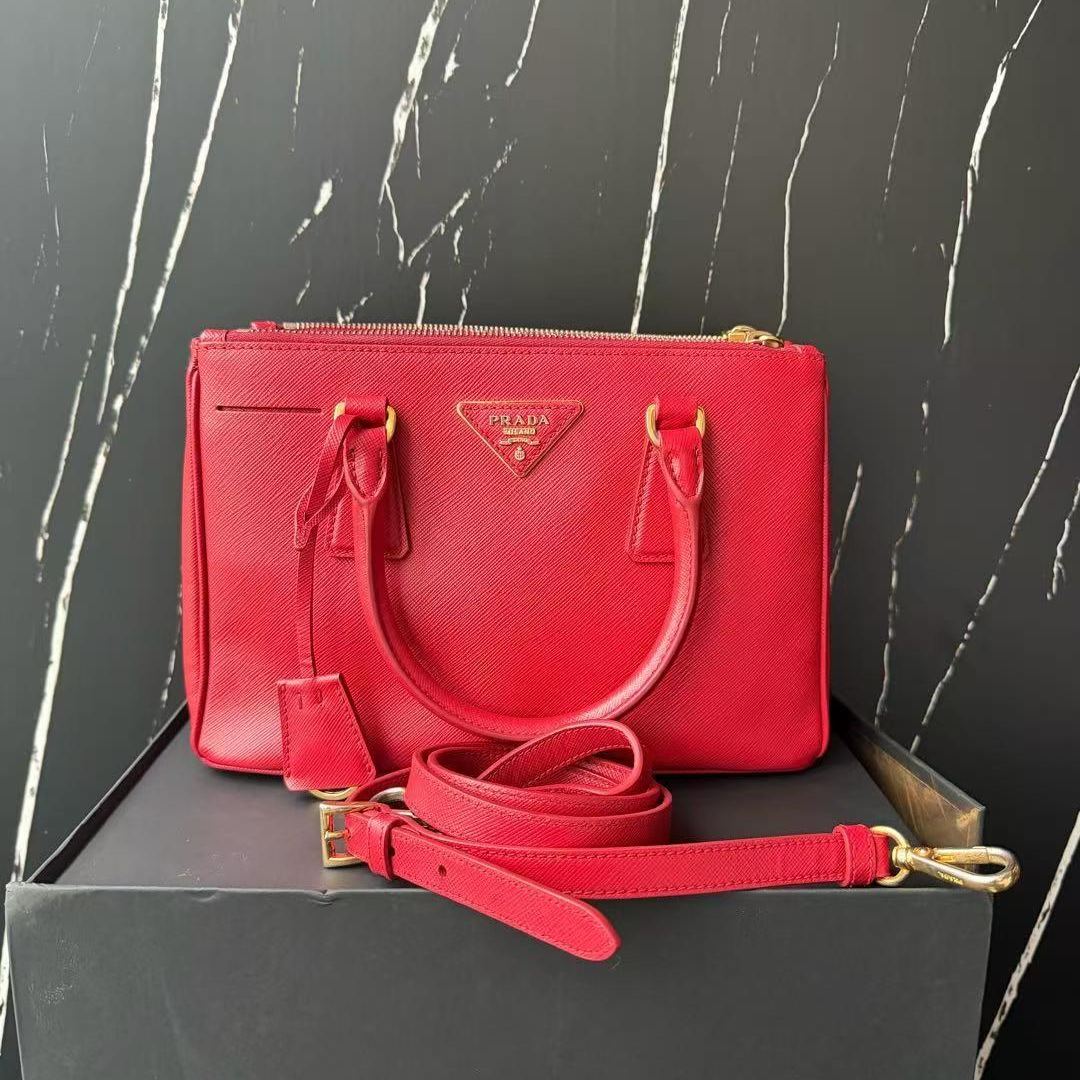 【#447】Pre-owned PRADA Saffiano Small Size  Calfskin BJ1109904026 Tote