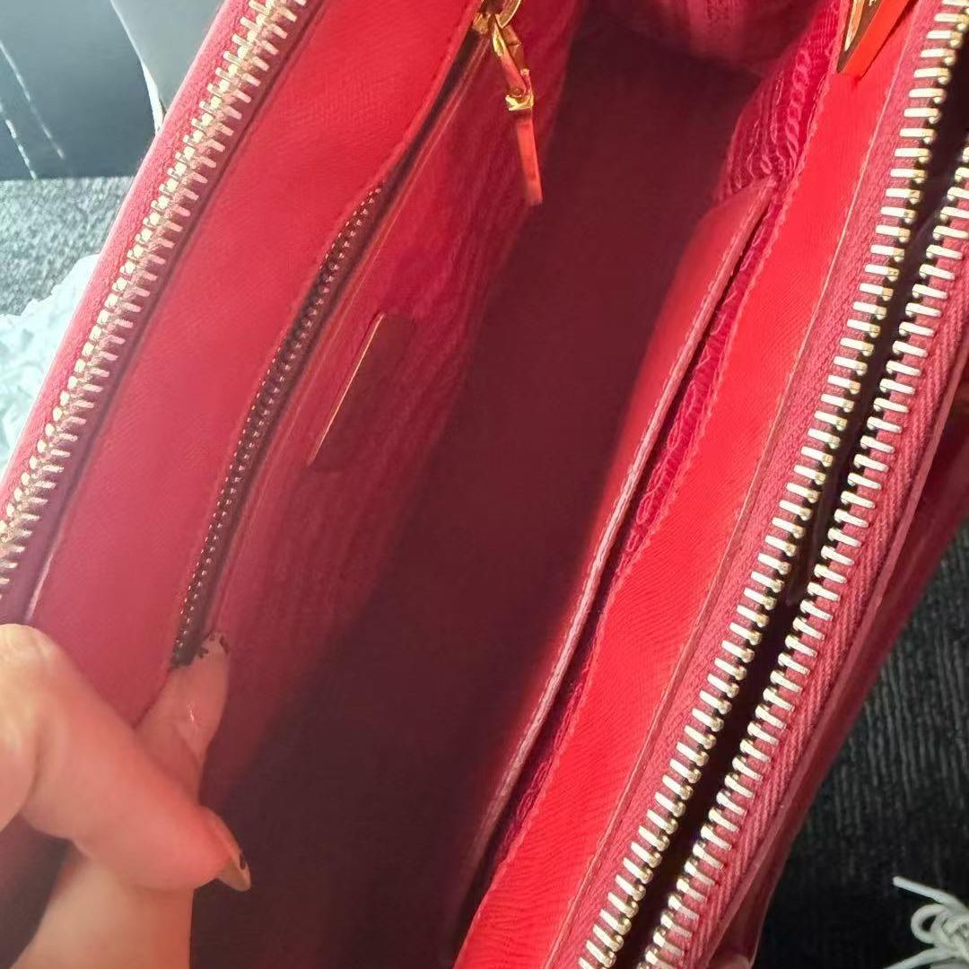 【#447】Pre-owned PRADA Saffiano Small Size  Calfskin BJ1109904026 Tote