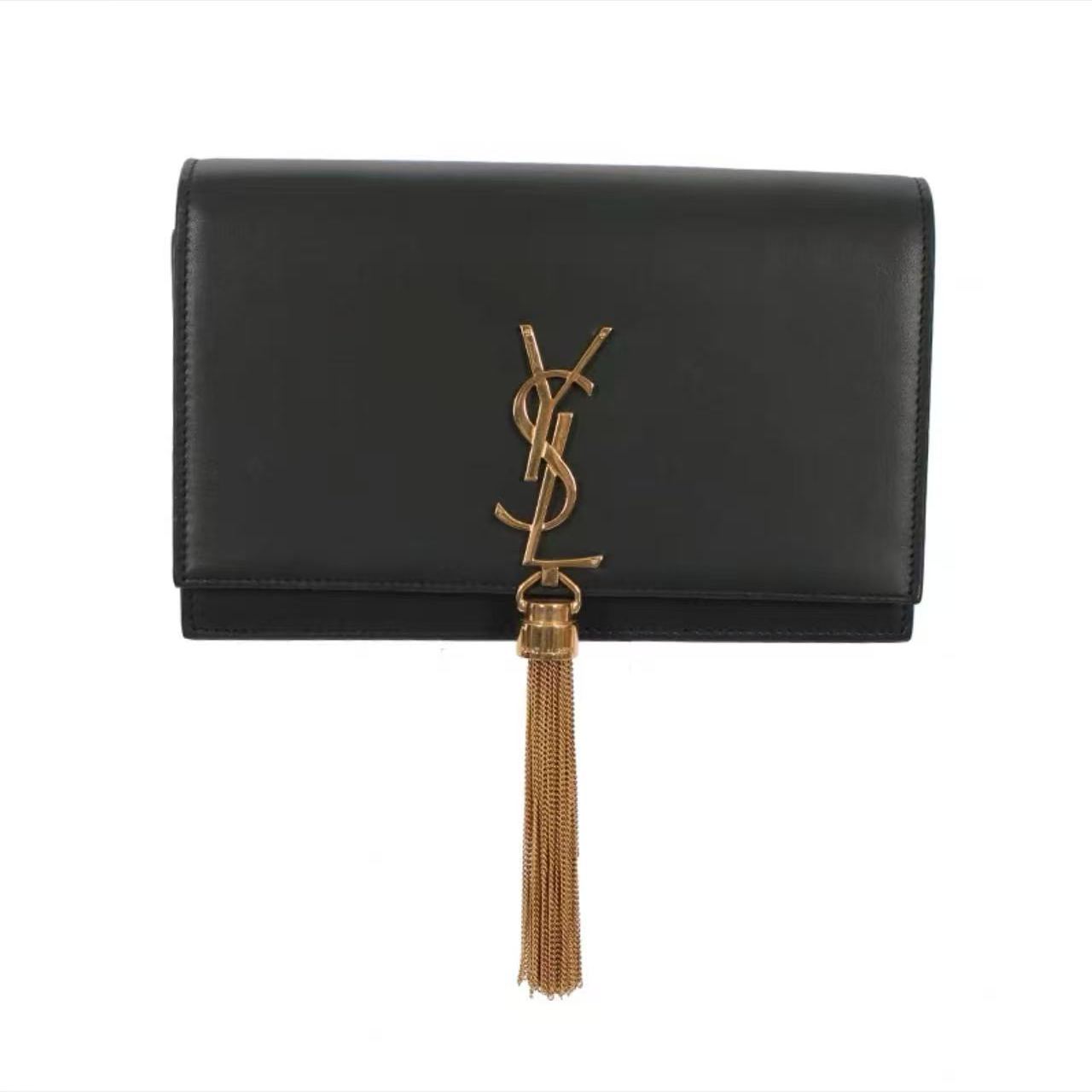 【#481】Pre-owned Yves Saint Laurent Kate Medium Embossed  Calfskin Crossbody Bag Shouder Bag BJ1109904055 