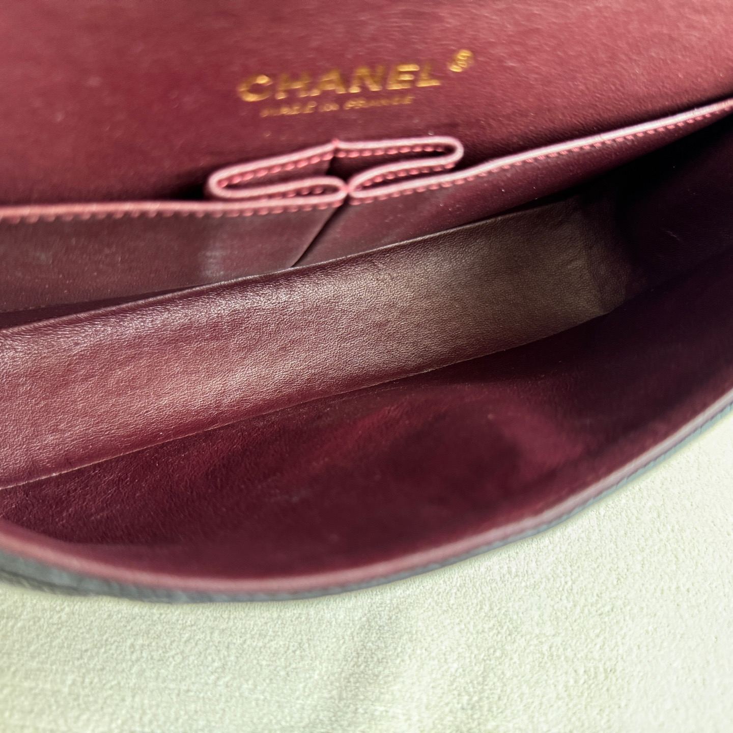 【#577】Pre-owned Chanel Classic Flap Double Flap Black Caviar Calfskin BJ11099050415