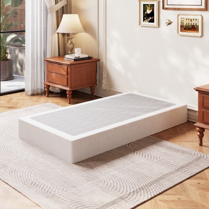 COMASACH 9" Heavy-Duty Metal Box Spring Mattress Foundation, Twin size，Easy Assembly