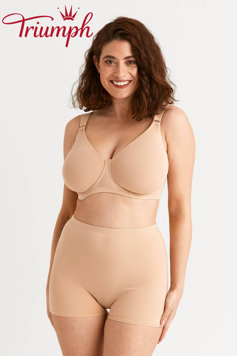 Triumph - (3 pz) Tessuto naturale a contatto con la pelle con il nostro reggiseno in cotone biologico!