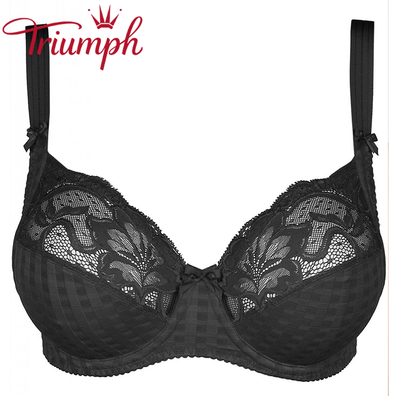 Triumph - 3 pezzi (75A-110F) 💝reggiseno ricamato a coppa intera