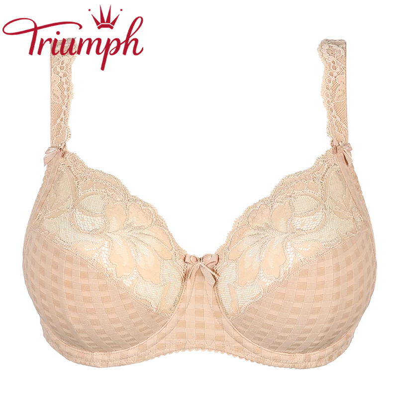 Triumph - 3 pezzi (75A-110F) 💝reggiseno ricamato a coppa intera
