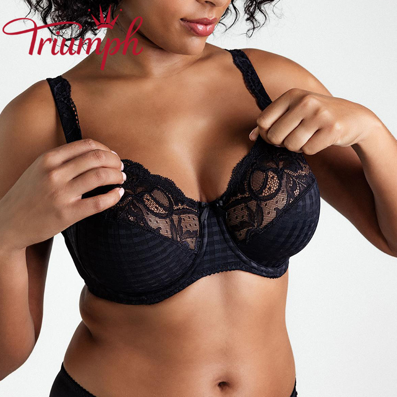 Triumph - 3 pezzi (75A-110F) 💝reggiseno ricamato a coppa intera