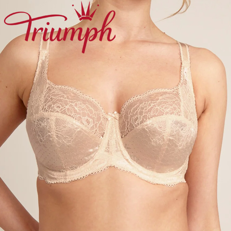 Triumph - 3 részes 🔥nem párnázott szatén és sztreccs csipke melltartó❤️