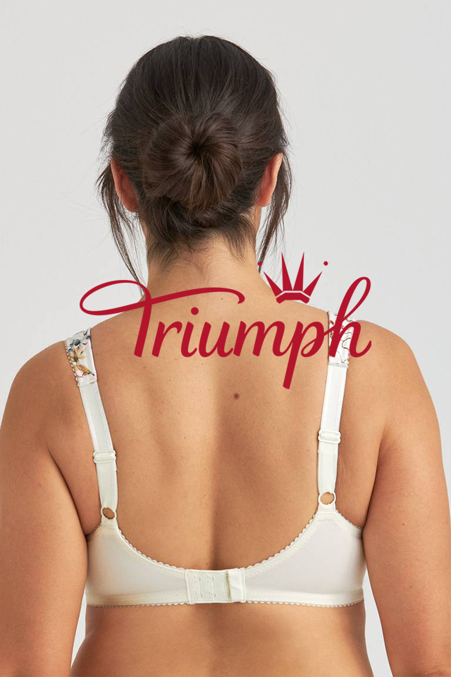 Triumph - (3 piezas) Sujetador sin aros de encaje floral