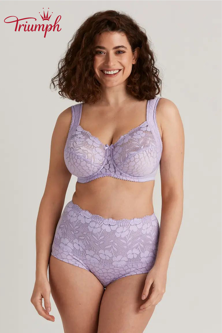 Triumph 3 pezzi 💥 Sujetador de jacquard y encaje