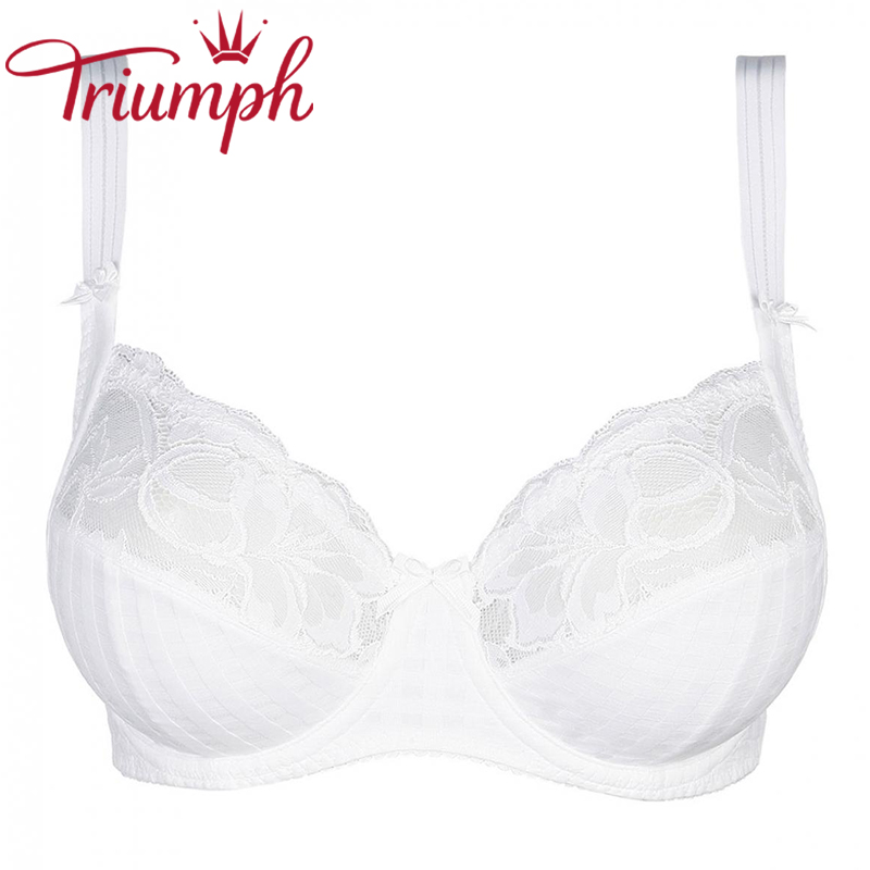 Triumph - 3 pezzi (75A-110F) 💝reggiseno ricamato a coppa intera