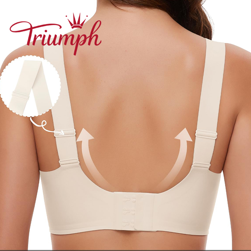 Triumph - 3 pezzi (75A-110F) 💝Reggiseno senza cuciture estremamente confortevole