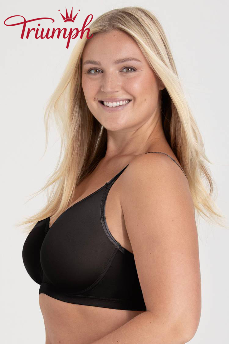 Triumph - 3 pezzi (75A-110F) 💝Il reggiseno Confident Spacer è leggermente imbottito