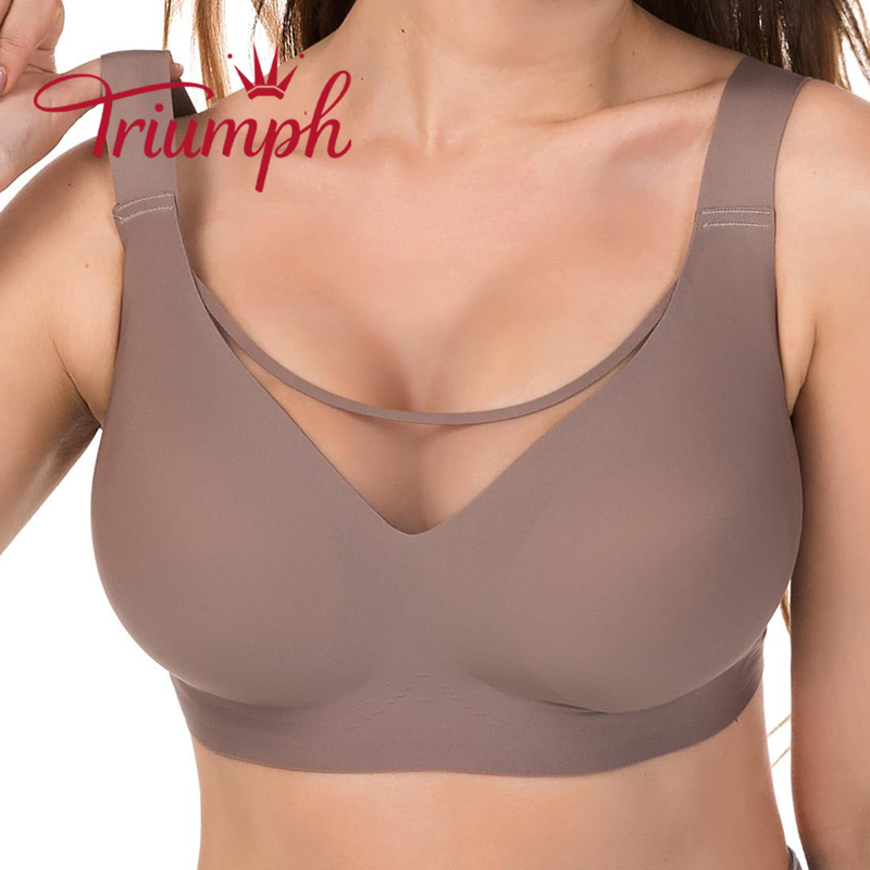 Triumph - 3 pezzi (75A-110F) 💝Reggiseno senza cuciture estremamente confortevole