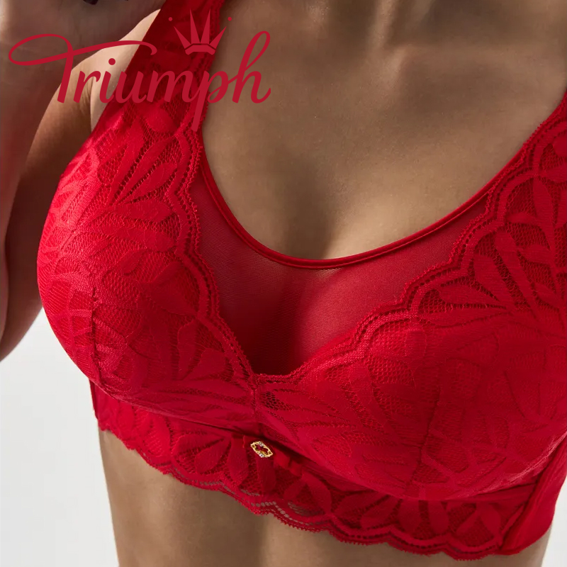 Liquidazione-Triumph - 4 pezzi 💥Reggiseno in pizzo taglie forti