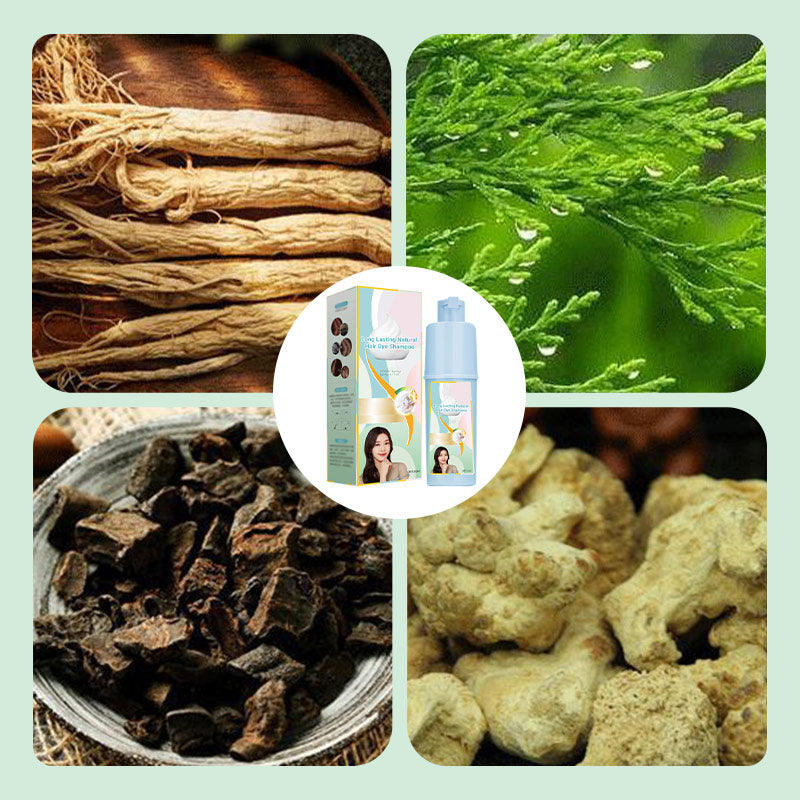 🔥Προσφορά περιορισμένης διάρκειας - Σαμπουάν με φυσική βαφή μαλλιών μακράς διαρκείας