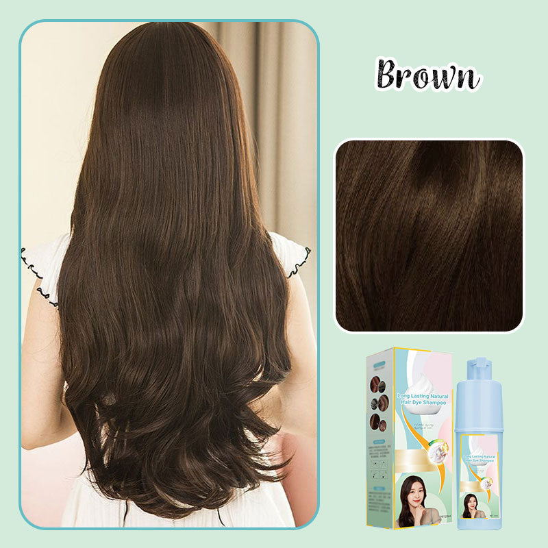 🔥Προσφορά περιορισμένης διάρκειας - Σαμπουάν με φυσική βαφή μαλλιών μακράς διαρκείας