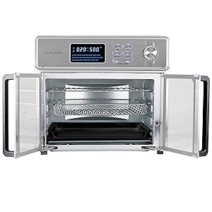 Maxx air fryer oven modern French doors open
