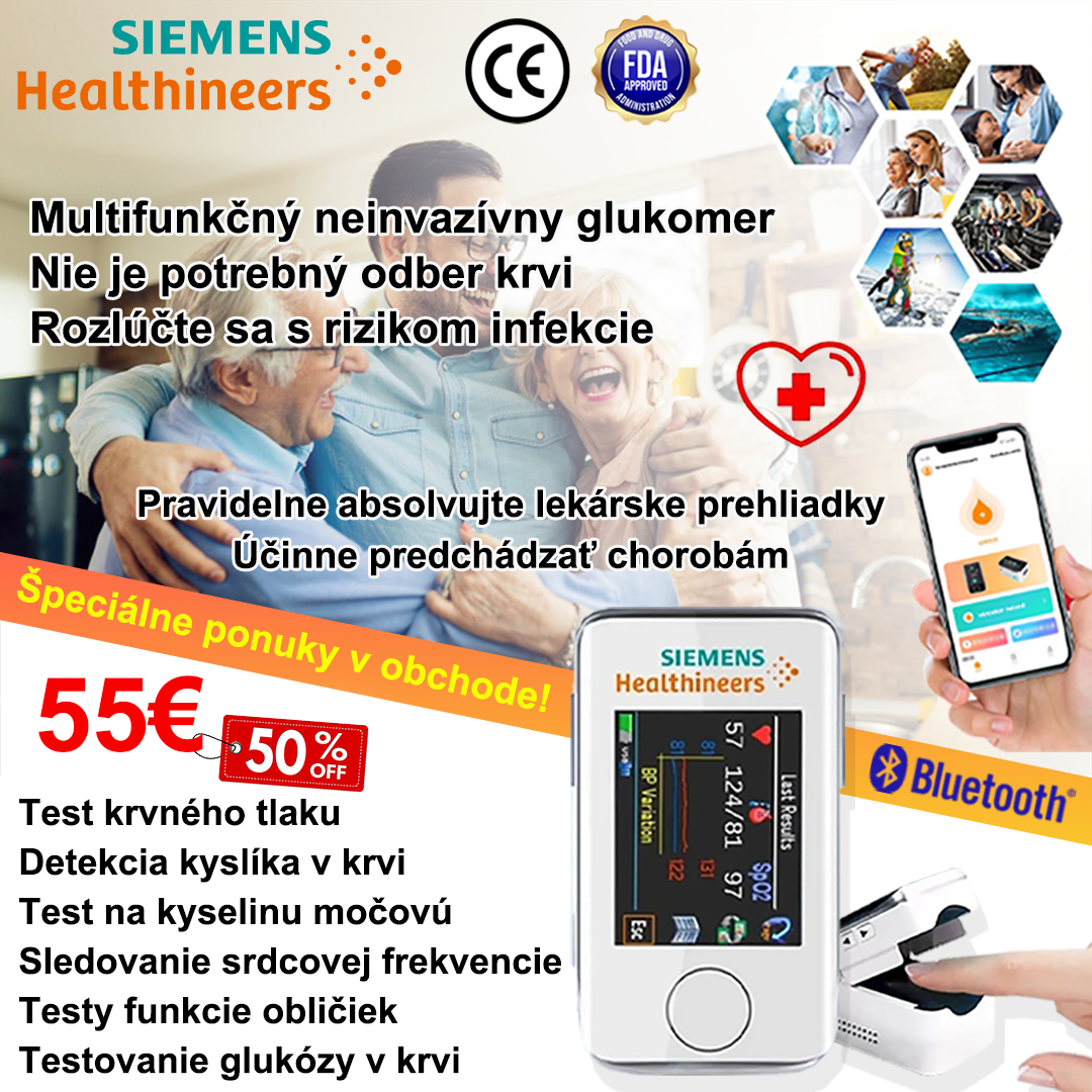 💖Prenosný glukometr Siemens, bezbolestný a neinvazívny, bez potreby odberu krvi: povedzte zbohom infekcii! ✅