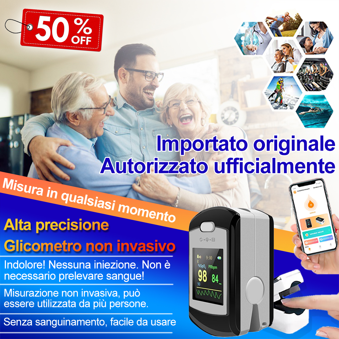 ⭐⚙️Misuratore di glicemia non invasivo ad alta precisione: Risultati in 5️⃣ secondi⭐