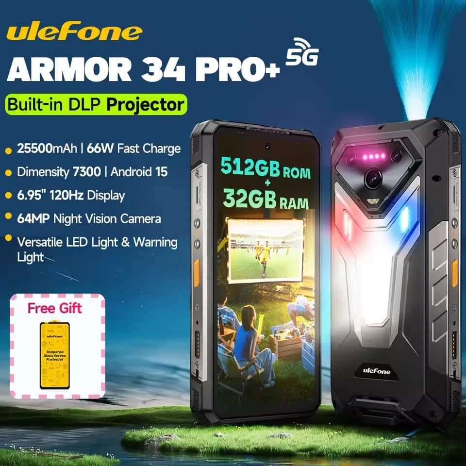 🐍[Edición limitada] Ulefone Armor 34 PRO, nuevo smartphone 5G con MediaTek Dimensity 7300