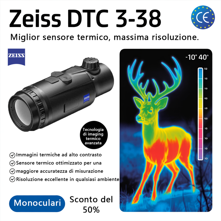 💖[175° obletnica] Terreni di caccia: Monoculare da caccia con immagini termiche